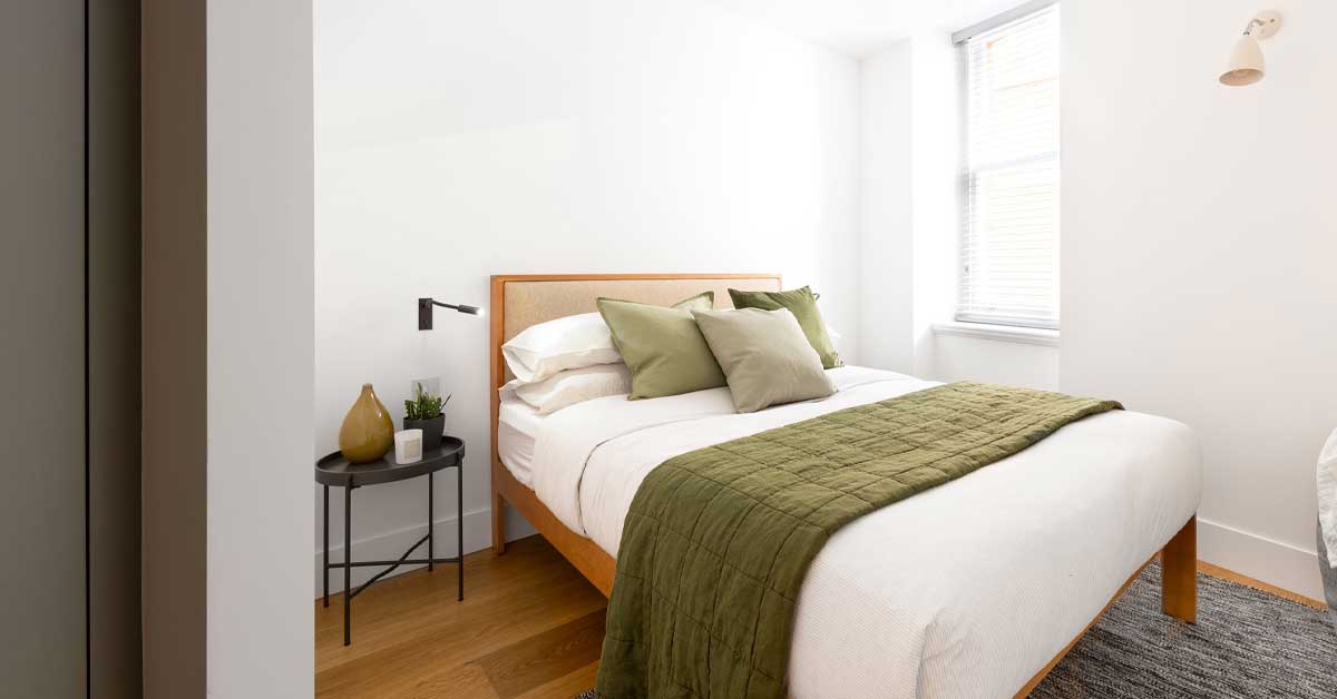 The-Marlo-bedroom exceptional serviced apartments in Marylebone