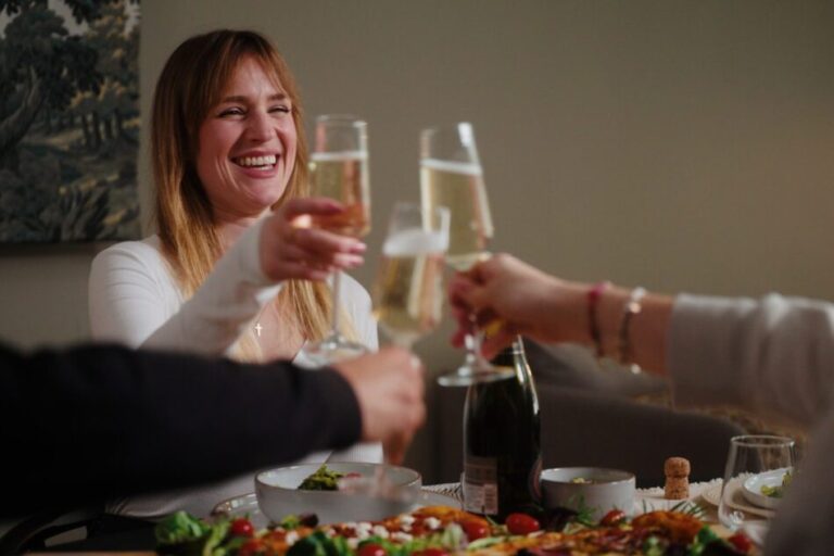 family in the kitchen